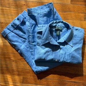 Ralph Lauren Blue Pantsuit